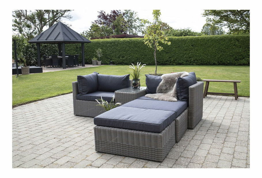 Zahradní set Riveria (šedá)