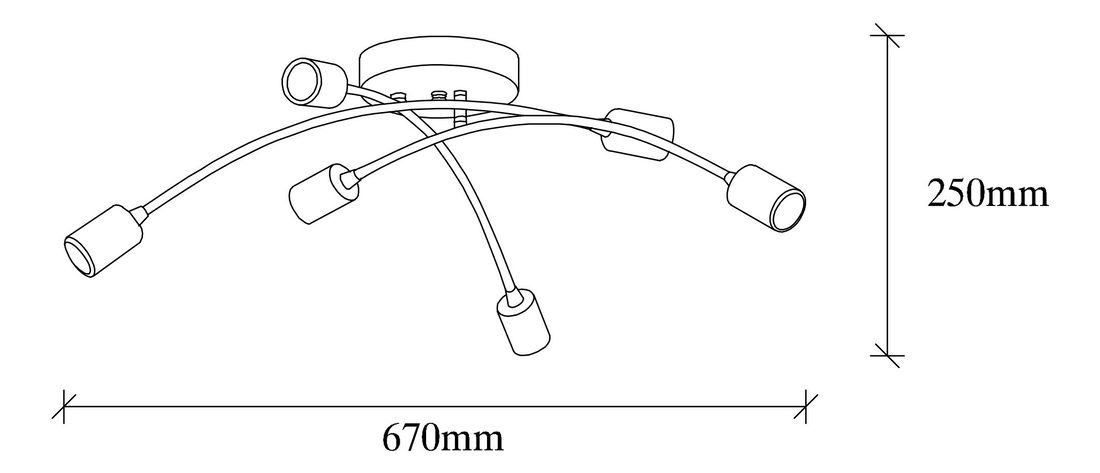 Stropní svítidlo Balcy 1142