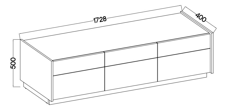 TV Stolek/skříňka Kabal III (béžová + ořech tmavý)