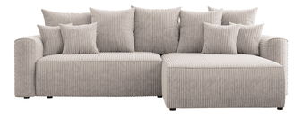 Rohová sedačka Baria (P) (světlohnědá)