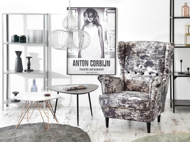 Konferenční stolek Rossi Zest Xl (bílá + černá)