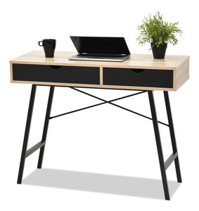 PC stolek Fallon (dub + černá)