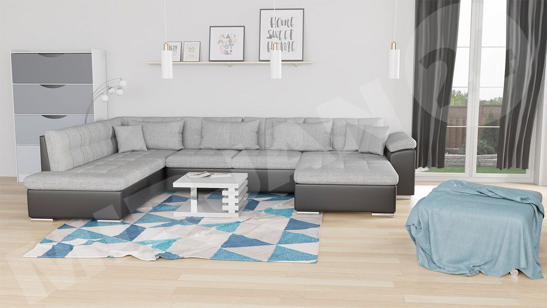 Rohová sedací souprava Talia (rezavá)