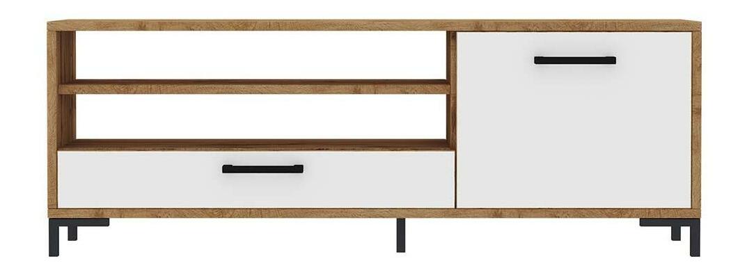 TV skříňka/stolek Cascade (dub lancaster + bílá)