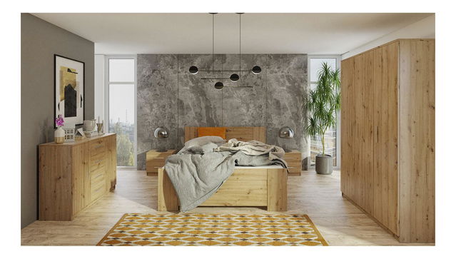 Ložnice Bonaparte 3 (dub artisan)