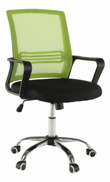 Kancelářská židle Aphin (zelená + černá)
