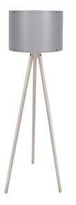 Stojanová lampa Farnesia 1 (šedá + přírodní)