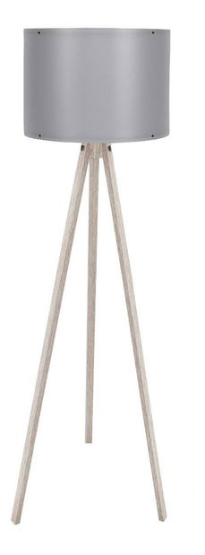 Stojanová lampa Farnesia 1 (šedá + přírodní)