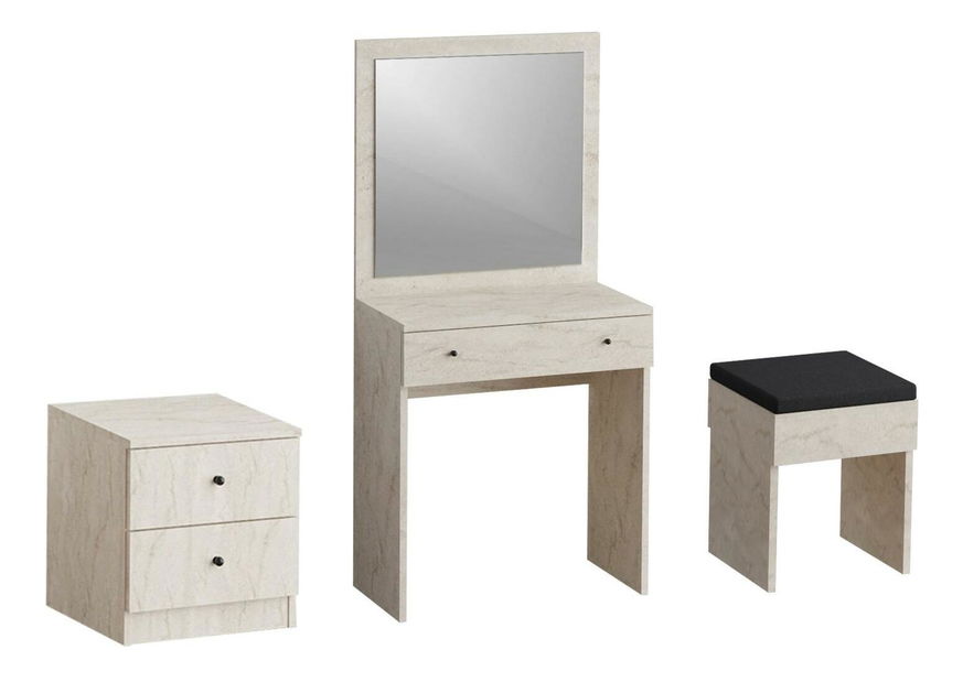 Toaletní stolek Nikki (travertin)