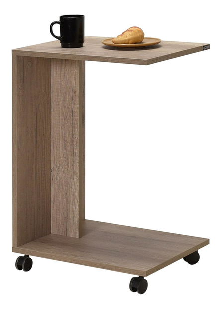 Příruční stolek Shepaletta (ořech světlý)