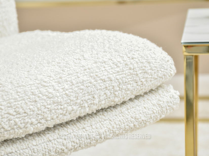 Židle Sky (krémová + zlatá)