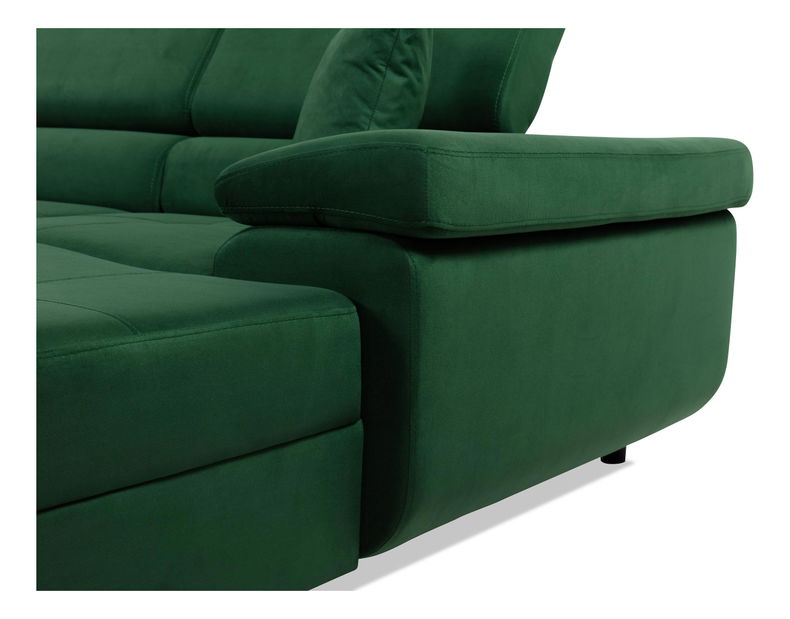 Rohová sedačka U Terazuro Bis S (šedá) (s úl. prostorem) (P)