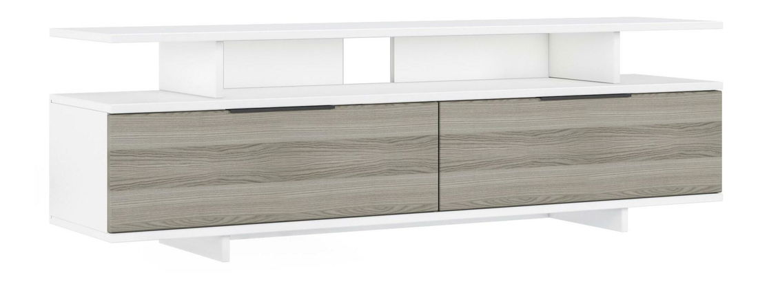  TV stolek/skříňka Dreamies (šedá + bílá + ořech)