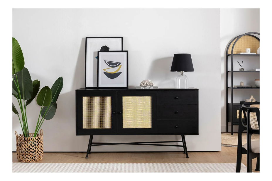 Komoda Vovula 5 (černá)