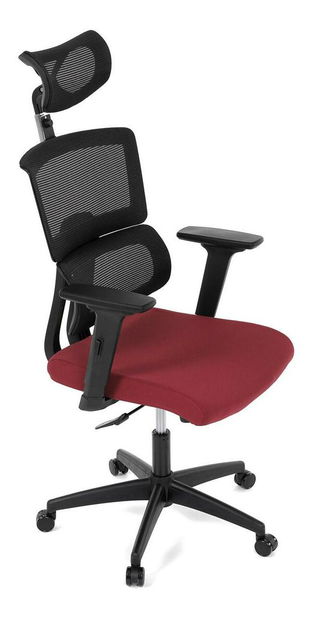Kancelářské křeslo Kurosadas (bordó + černá)