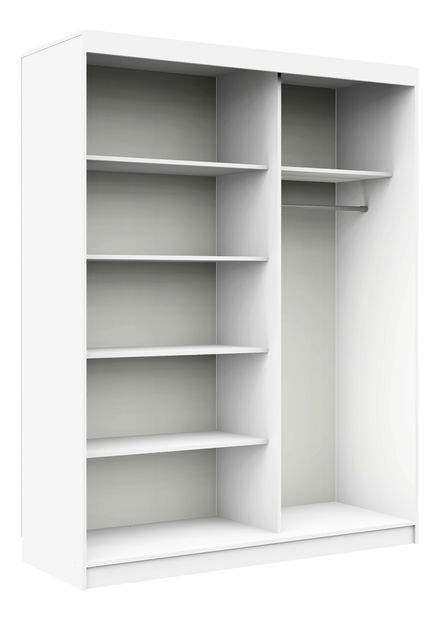 Šatní skříň Cosimo (bílá)