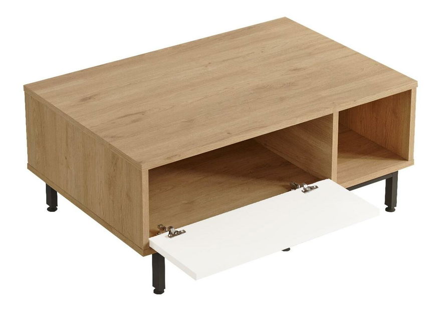  Obývací stěna Cassius 7 (dub + bílá)