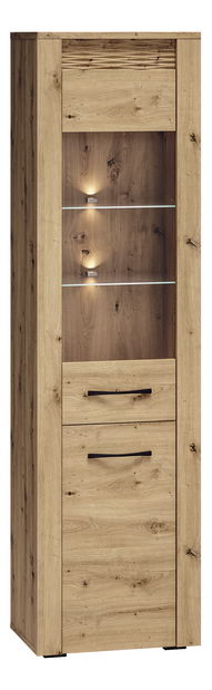 Vitrína Anika 3 (dub artisan)