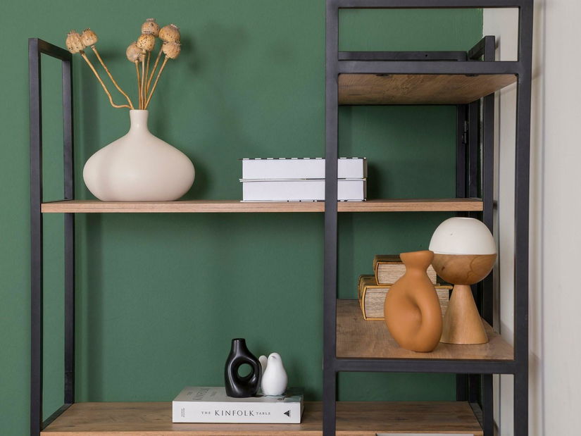 Regál Punale 1 (borovice atlantická + černá)