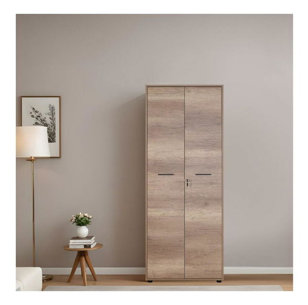 Policová skříň Nimue (ořech světlý)