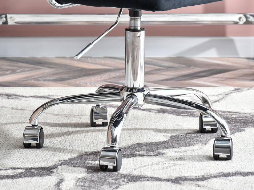 Židle Merylyn (černá + chromová)