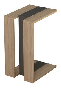 Příruční stolek Mirabel (dub + antracit + dub)