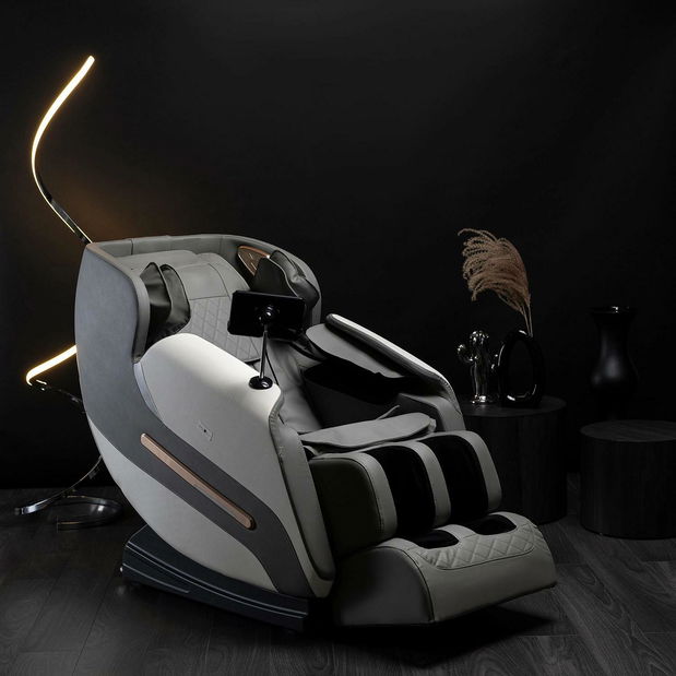 Masážní křeslo Visita Max (šedá)