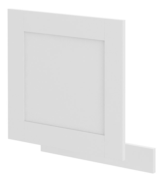 Dvířka na vestavnou myčku nádobí Lucid ZM 596 x 570 (bílá + bílá)