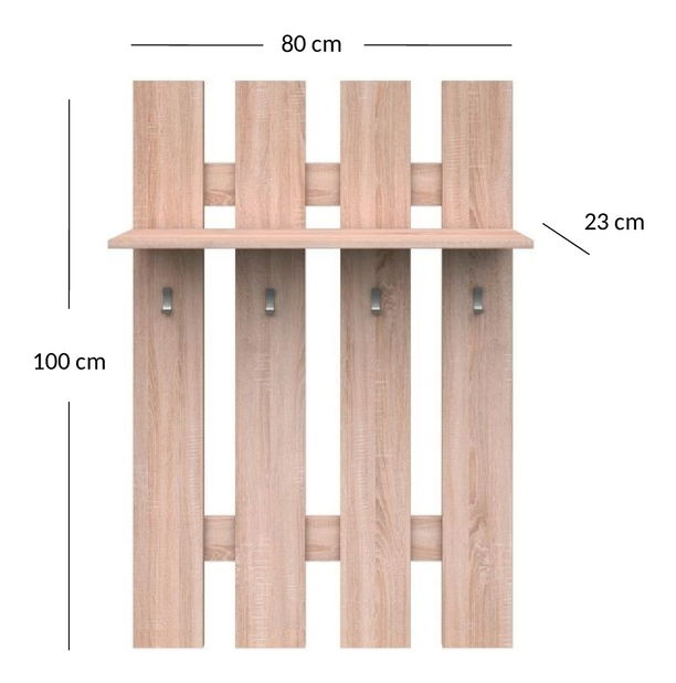 Věšák Tianna (dub sonoma)