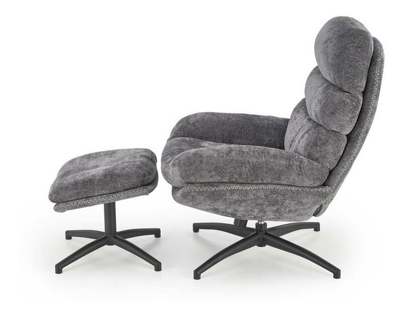 Houpací křeslo Dadario (šedá)