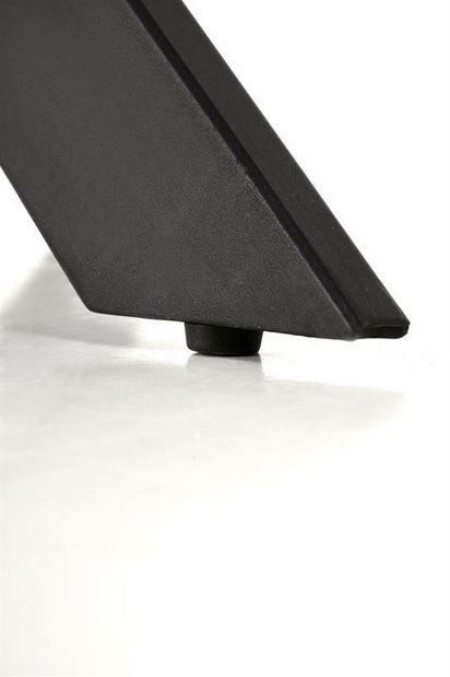 Jídelní stůl Edgaro 2 (bílý mramor + černá) (pro 4 osoby)