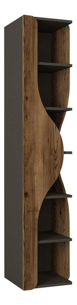 Regál Movopu 1 (bílá + zlatá)