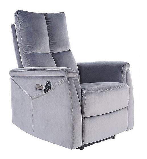 Rozkládací křeslo Noel (šedá)