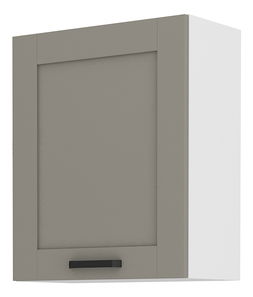 Horní kuchyňská skříňka Lucid 60 G 72 1F (claygrey + bílá)