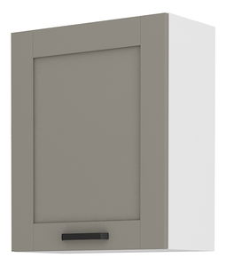 Horní kuchyňská skříňka Lucid 60 G 72 1F (claygrey + bílá)