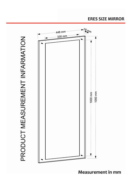 Dekorativní zrcadlo Vobosu (ořech)