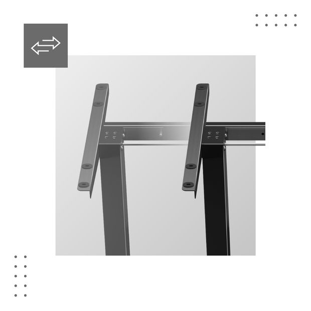 Elektrický rám na stůl Xenon 4.1 (černá)