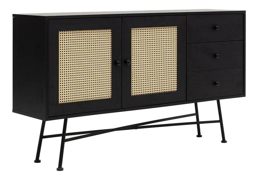 Komoda Vovula 5 (černá)