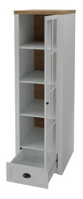 Nábytek do obývacího pokoje Patrick IV (borovice andersen + dub lefkas tmavý)