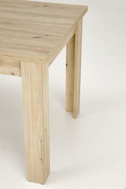 Jídelní stůl Baghira (dub artisan + černá) (pro 4 až 6 osob)