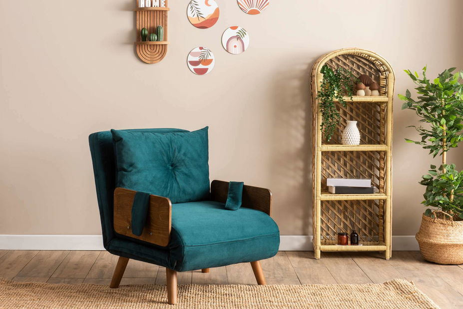 Křeslo Como S (petrolejová)