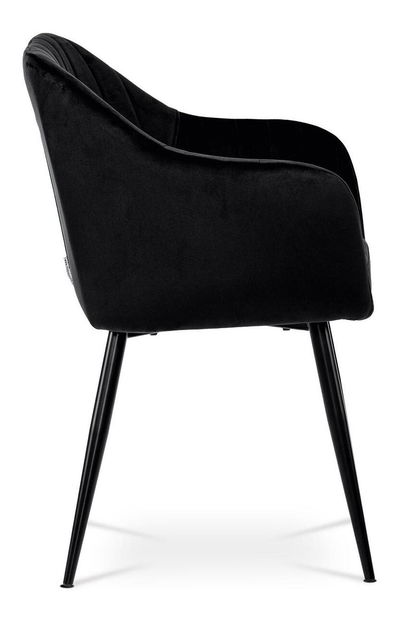 Jídelní židle Prevalecio (černá)