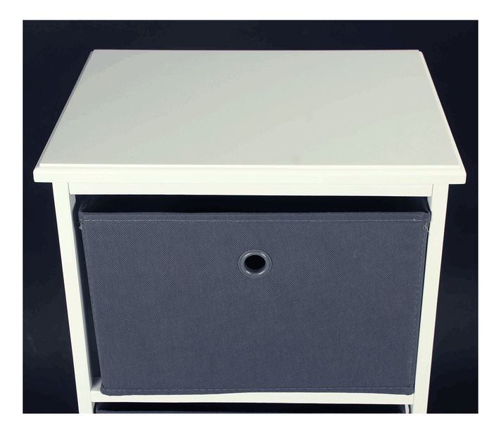 Komoda Dacapo TYP 1 (bílá + šedá)