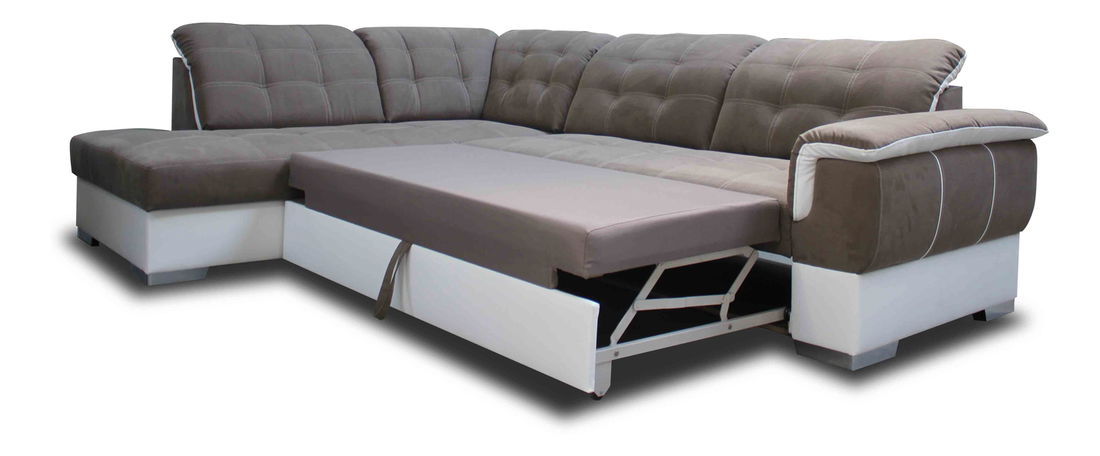 Rohová sedací souprava Altea L+2F (černá + bílá) (L)