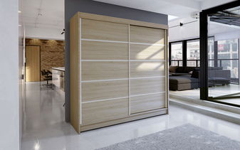 Šatníková skříň Tatiana 4 (dub sonoma)