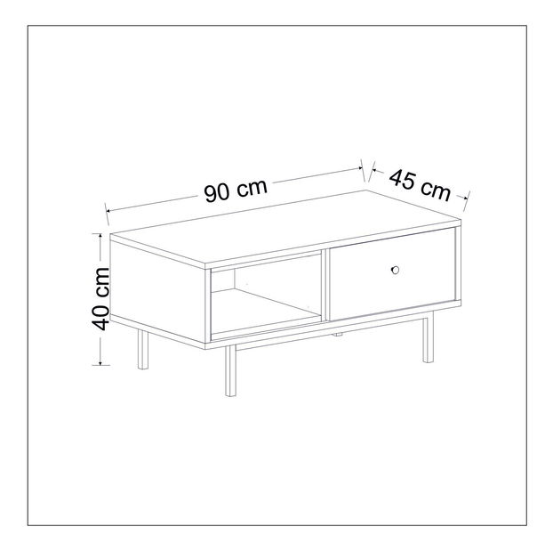 Sestava nábytku do obývacího pokoje Natty 2 (antracit + dub safírový)