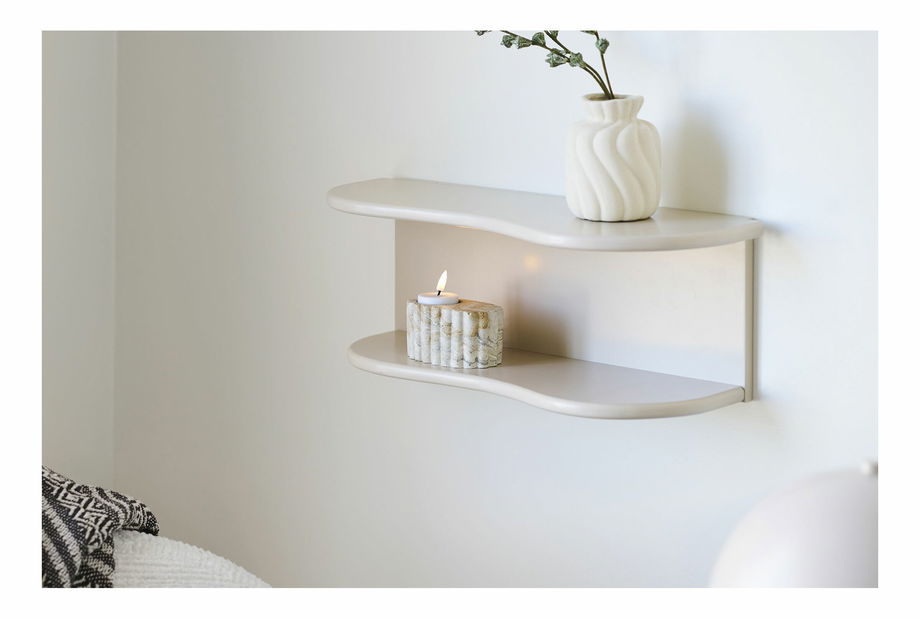 Polička Bivoriaora 1 (béžová)