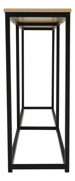 Konzolový stolek Burnet (dub + černá)