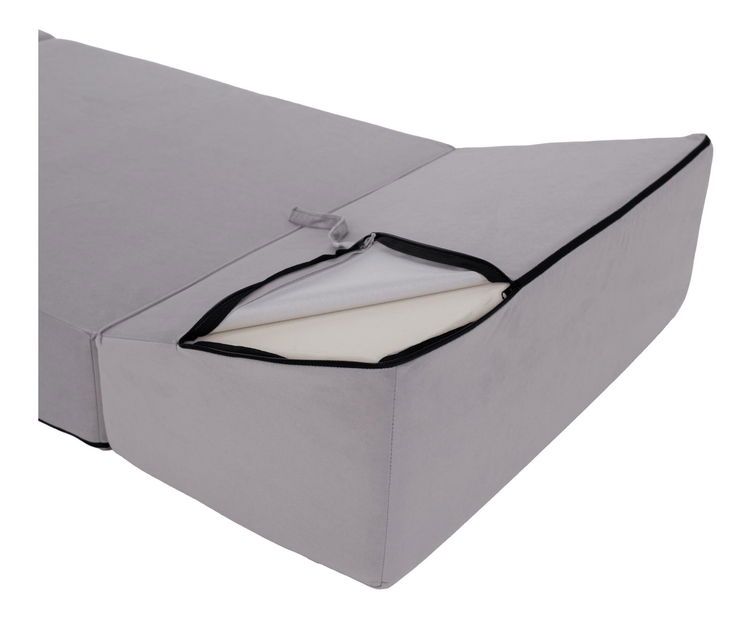 Rozkládací křeslo Plantearan (světle šedá)