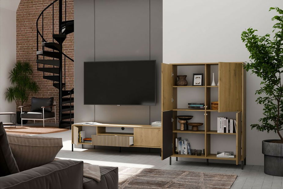 Skříňka Kamarussa Slim 4 (dub artisan)